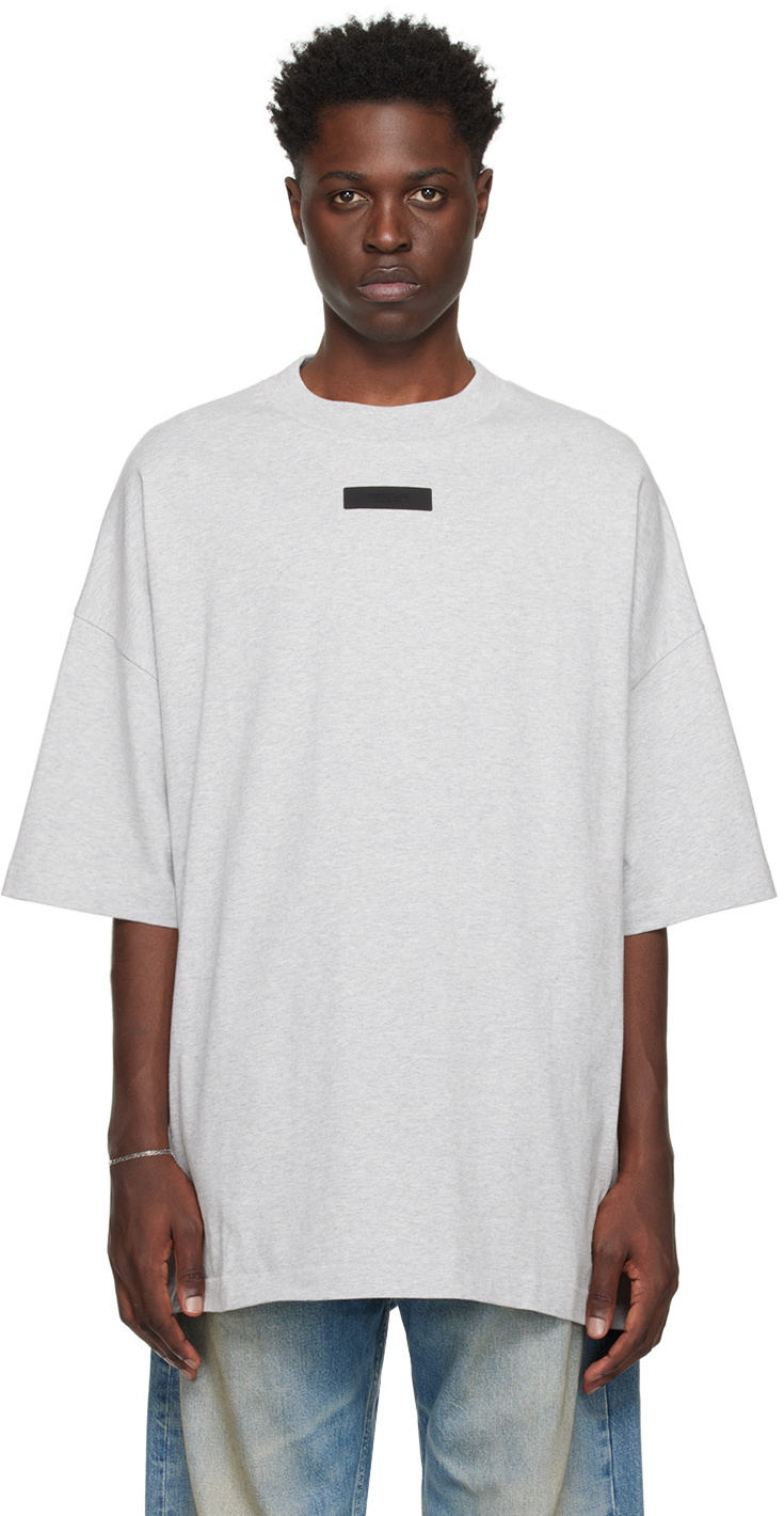 Fear of God ESSENTIALS Gray Crewneck T-Shirt Fear Of God Essentials