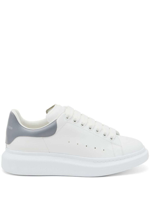 Photo: ALEXANDER MCQUEEN - Oversized Leather Sneakers