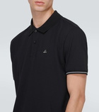 C.P. Company Cotton-blend piquet polo shirt