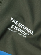 Pas Normal Studios - Mechanism Logo-Print Cycling Jersey - Green