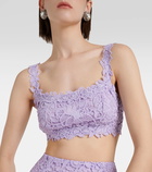 Carolina Herrera Lace guipure bra top