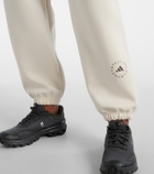 Adidas by Stella McCartney Logo cotton-blend fleece sweatpants