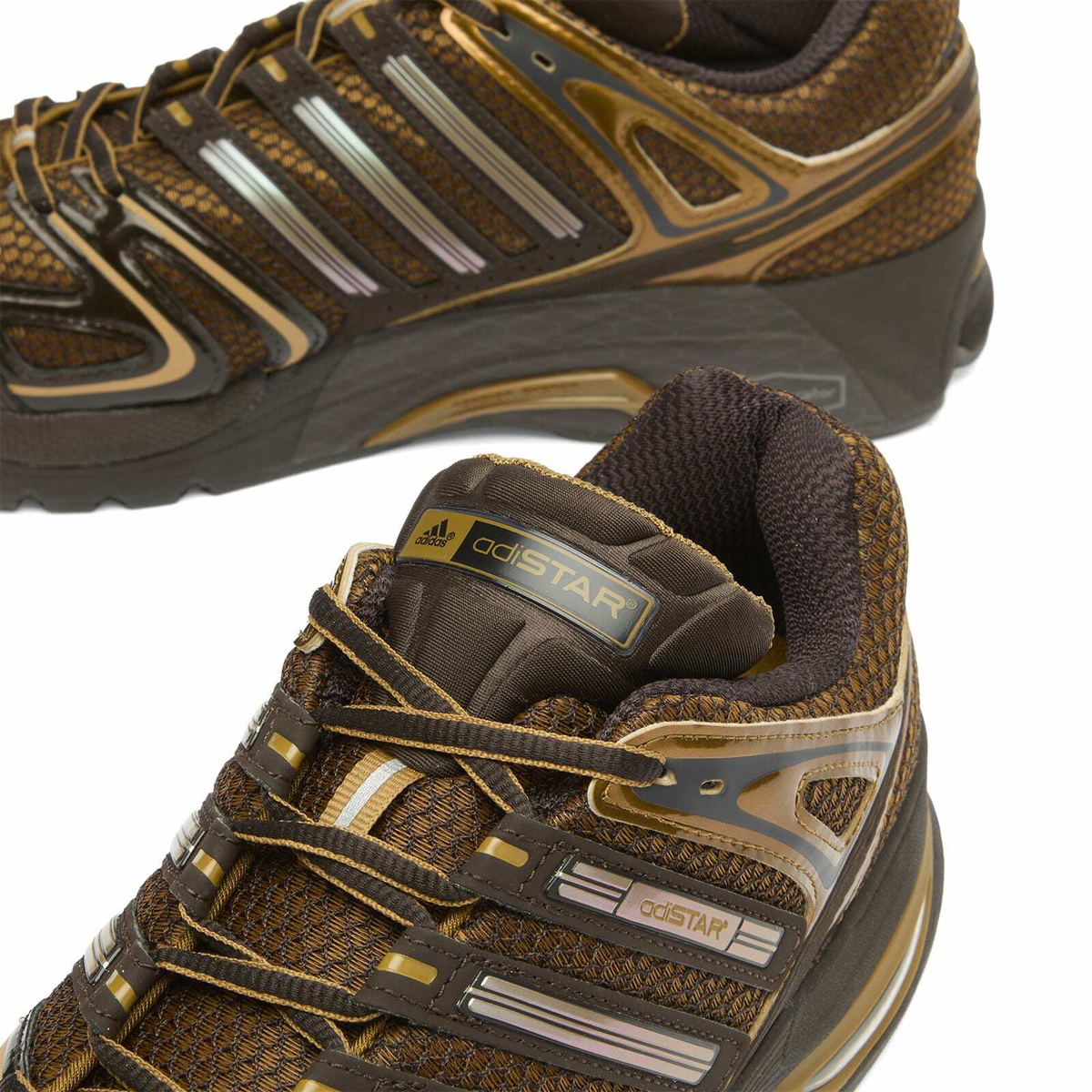 Adidas Men's Adistar Control 5 Sneaker in Bronze Strata/Aurora Coffee/Dark Brown