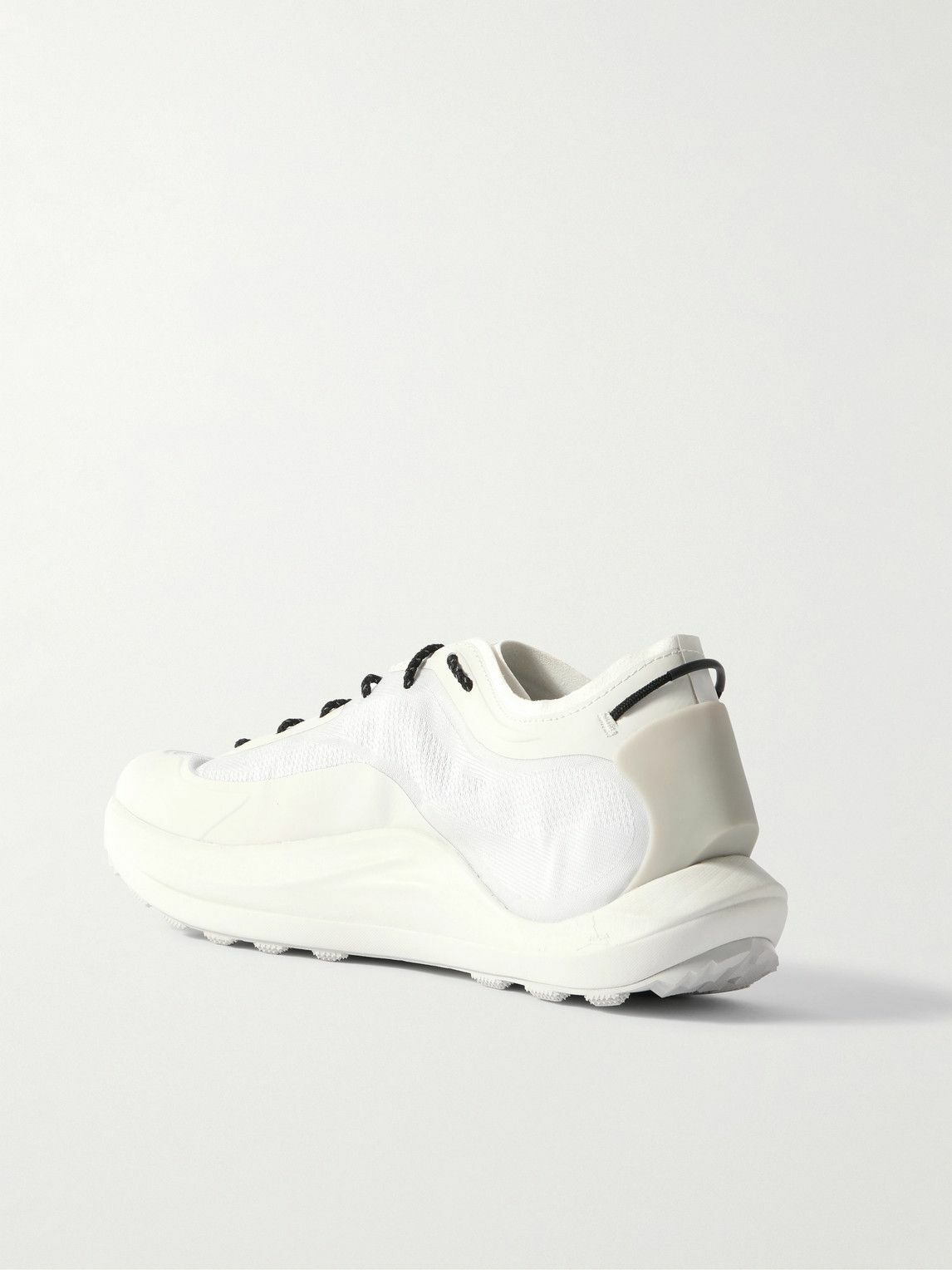 ROA - Sella Leather and Mesh Sneakers - Neutrals