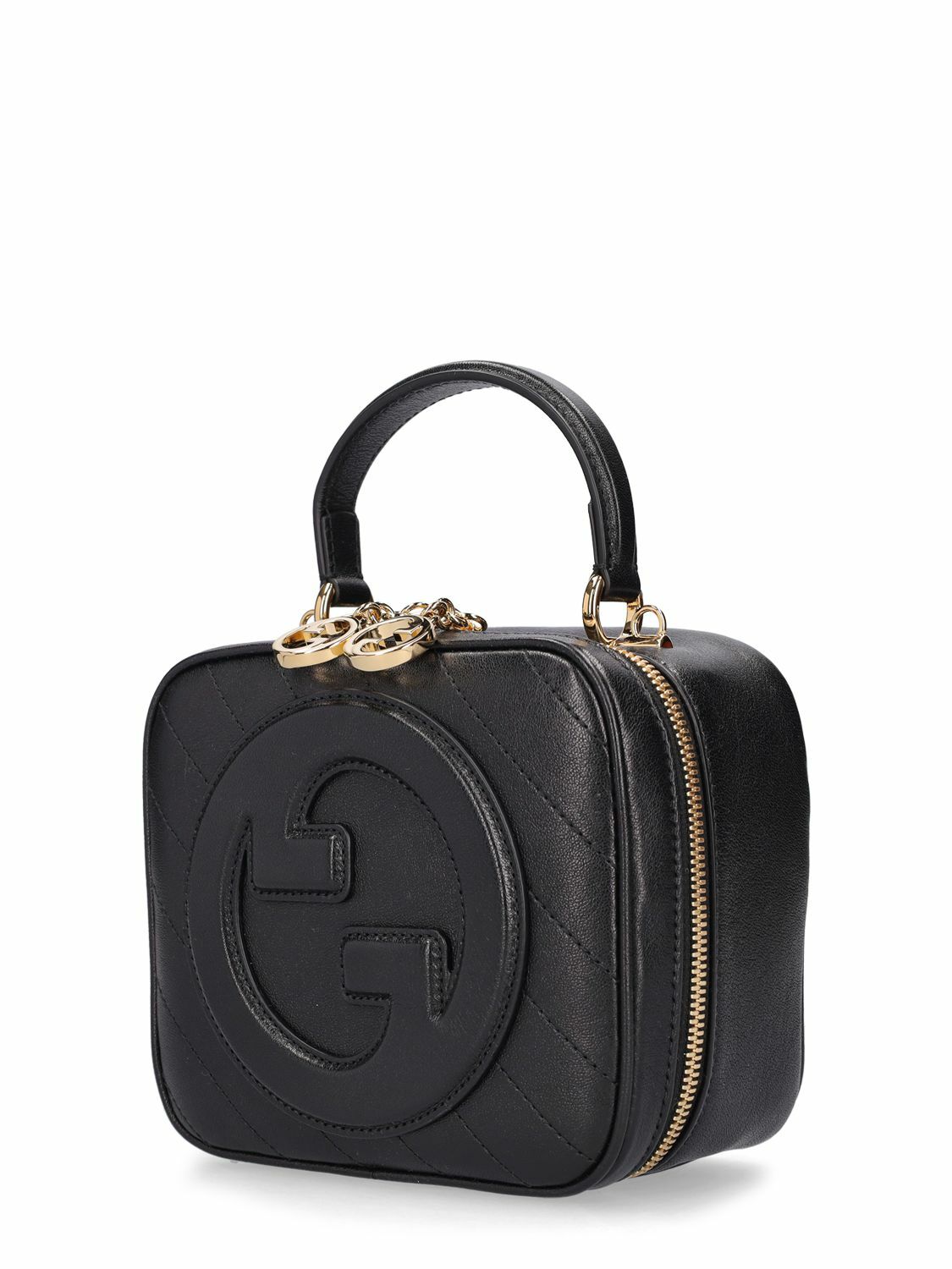 GUCCI - Blondie Leather Top Handle Bag