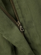 The Row - Kemet Oversized Cotton-Canvas Hooded Jacket - Green