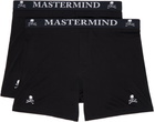MASTERMIND WORLD Two-Pack Black MW Silk Boxers