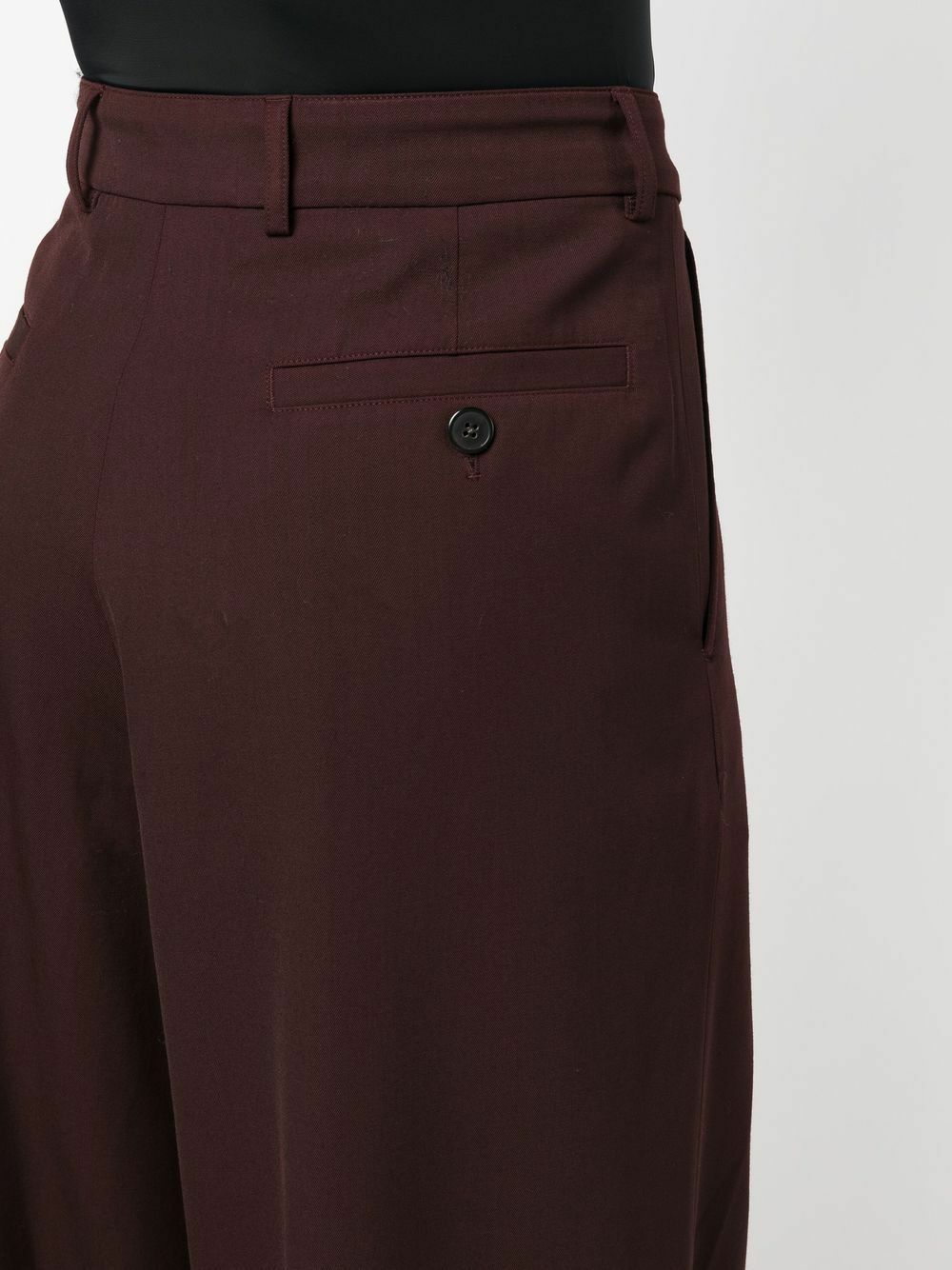 DRIES VAN NOTEN linen and cotton trousers