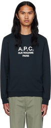 A.P.C. Navy Rufus Sweatshirt