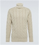 Thom Sweeney - Cable-knit wool and silk sweater