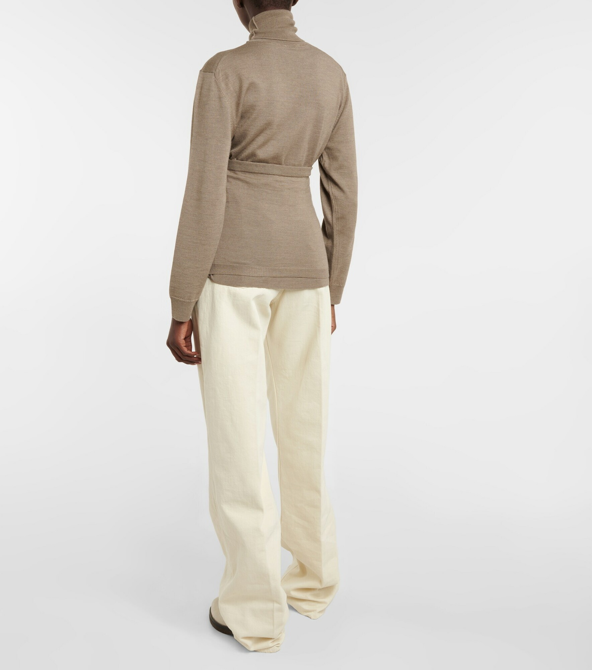 Lemaire Men's Turtleneck Sweater Black
