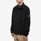 Stone Island Men's Corduroy Overshirt in Black