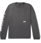 RtA - Printed Cotton-Jersey T-Shirt - Gray