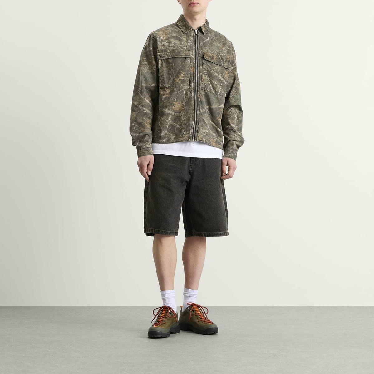 Butter Goods Men's Ripstop Core Jacket in Forest Camo