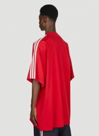 adidas x Balenciaga - Logo Print T-Shirt in Red