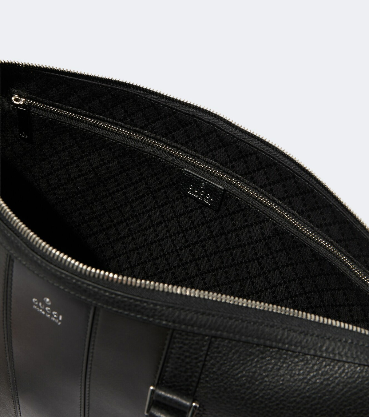 Gucci Web Trademark Medium leather briefcase
