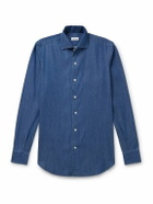 De Petrillo - Cotton-Chambray Shirt - Blue