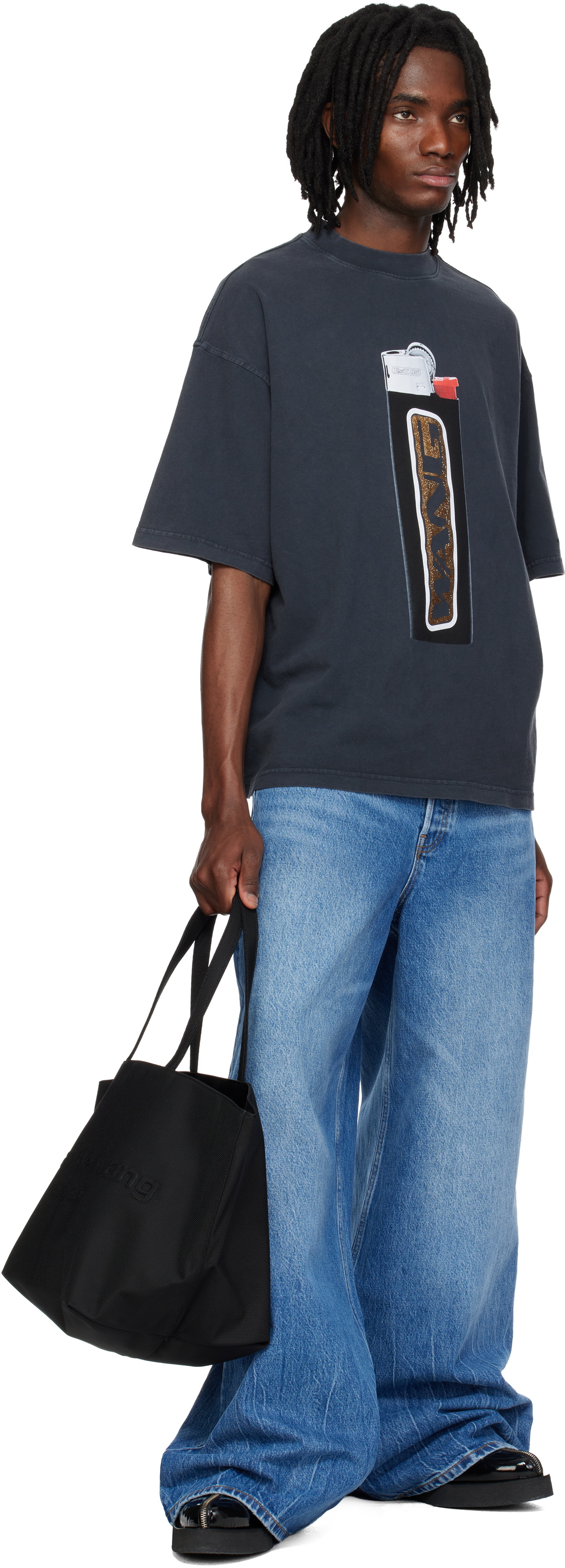 Alexander Wang Black Punch Tote