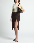 Andreādamo Womens Midi skirt Dark in Brown