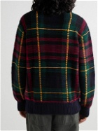 Polo Ralph Lauren - Checked Wool Rollneck Sweater - Black