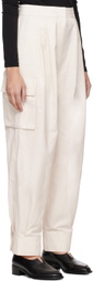 Blossom Off-White Cargo Trousers