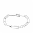 Kinraden Women's Inhaling Him Small Bracelet in Recycled Silver