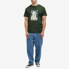 Fucking Awesome Men's Painterly T-Shirt in Forest