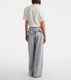 Magda Butrym Ruffled cotton-blend sweatpants