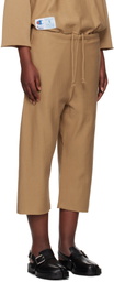 UNDERCOVER Tan Champion Edition Cropped Sweatpants