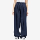 Good American Women's Pleated Jean in Indigo
