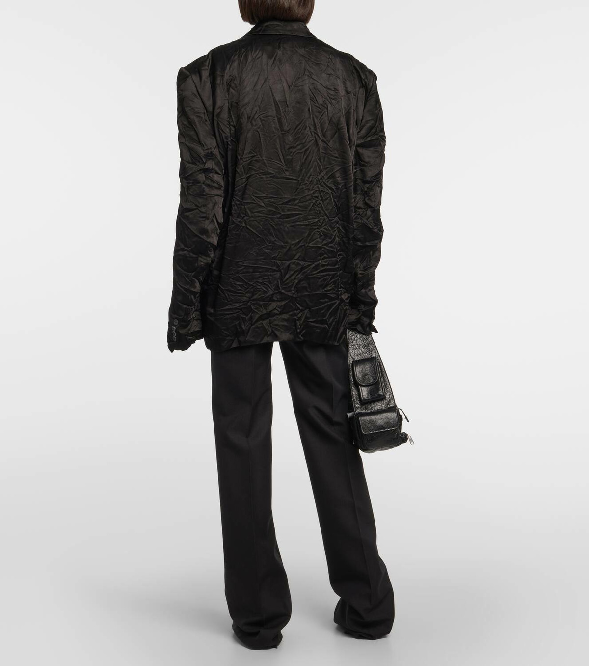 Balenciaga Steroid oversized satin blazer Balenciaga