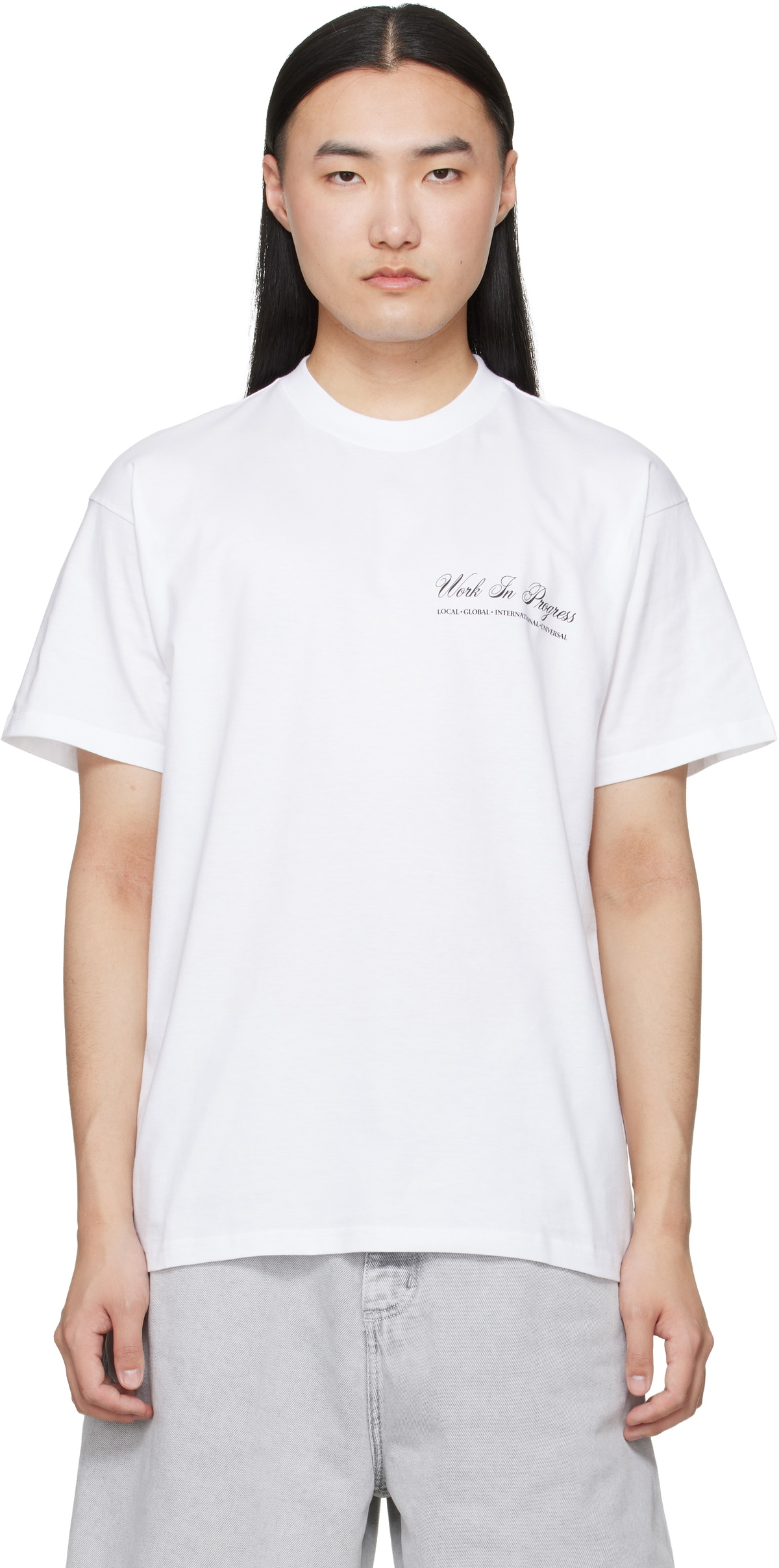 Carhartt Work In Progress White Cloud Heart T-shirt
