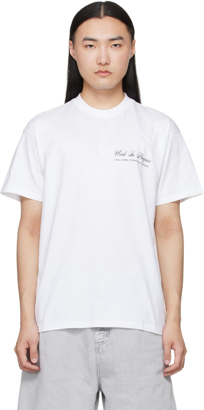 Photo: Carhartt Work In Progress White Cloud Heart T-shirt