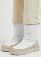 Canada Goose Cypress Quilted Nylon Ankle Boots White