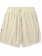 DRKSHDW by Rick Owens - Garment-Dyed Cotton-Jersey Drawstring Shorts - Yellow