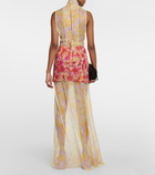 Dries Van Noten - Silene silk maxi skirt