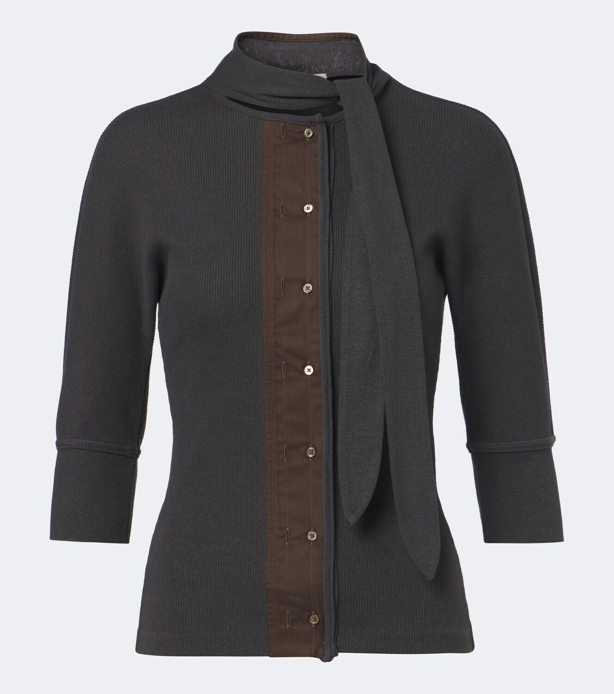 Lemaire Cotton and linen-blend jersey T-shirt