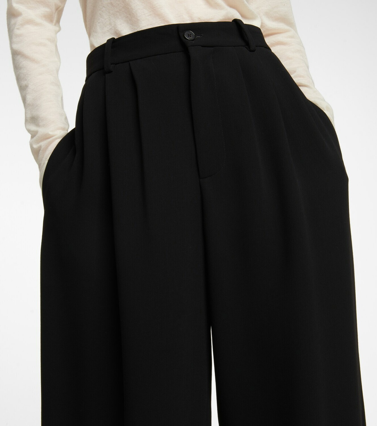 The Row Rufus wool wide-leg pants The Row