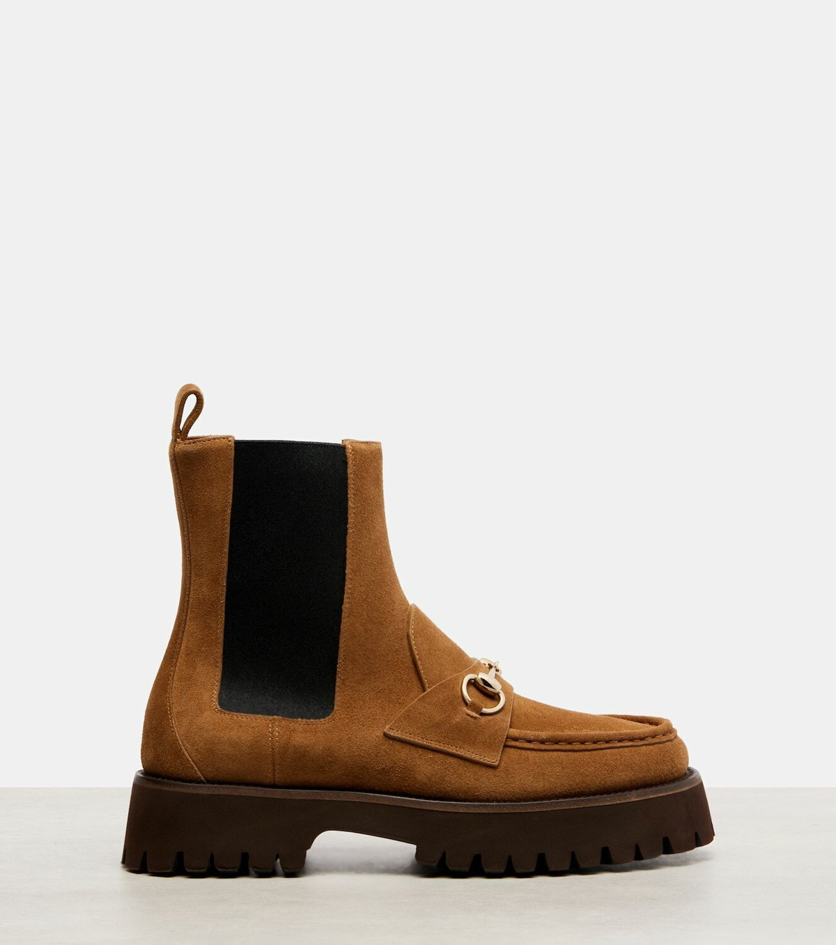Gucci Horsebit suede Chelsea boots