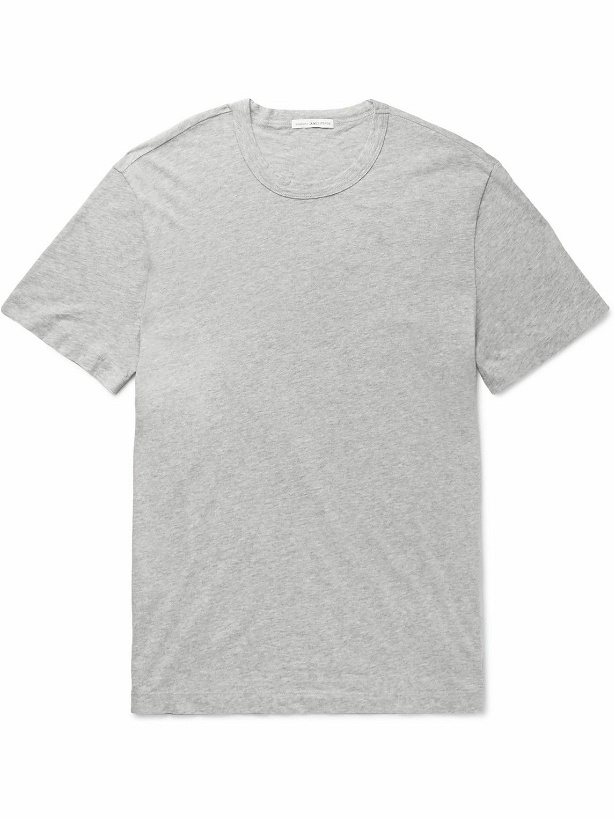 Photo: James Perse - Slim-Fit Cotton-Jersey T-Shirt - Gray