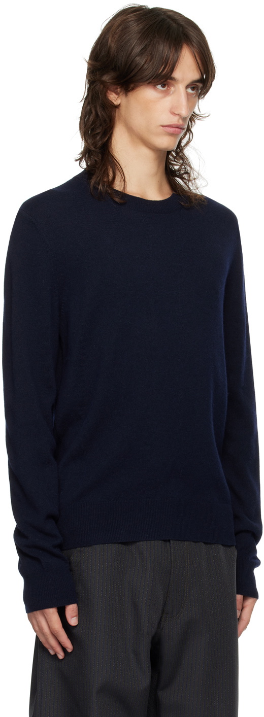 Comme des Garçons Homme Deux Navy Crewneck Sweatshirt