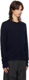 Comme des Garçons Homme Deux Navy Crewneck Sweatshirt