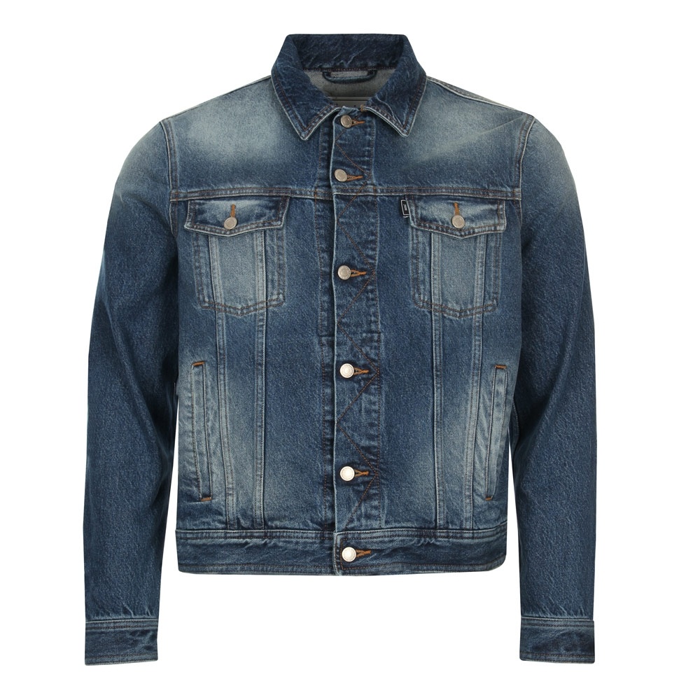 Denim Jacket - Used Blue