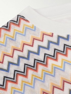 Missoni - Crochet-Knit Cotton T-Shirt - Multi