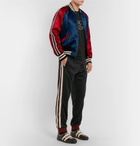 Gucci - Striped Tech-Jersey Sweatpants - Men - Black