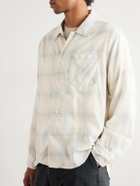 Remi Relief - Viera Checked Wool-Blend Flannel Shirt - White