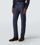 Gabriela Hearst Cotton and linen straight pants