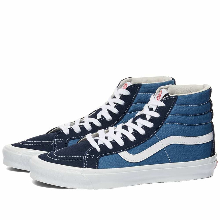 Photo: Vans Vault Men's UA OG Sk8-Hi LX Sneakers in Navy