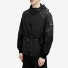 Stone Island Men's Nylon Metal Watro-TC Hooded Jacket in Black