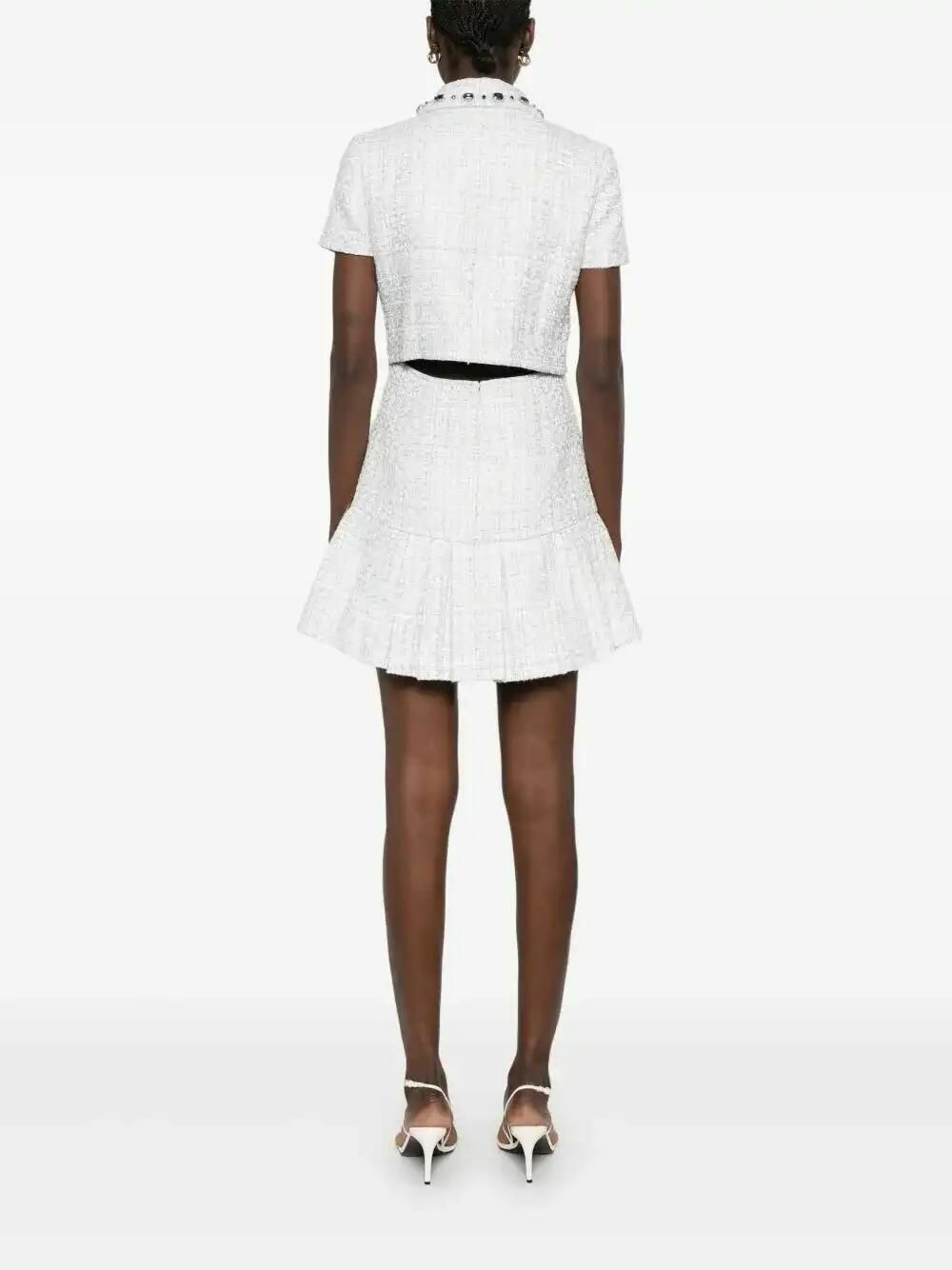 Self-Portrait Boucl Mini Dress Self-Portrait